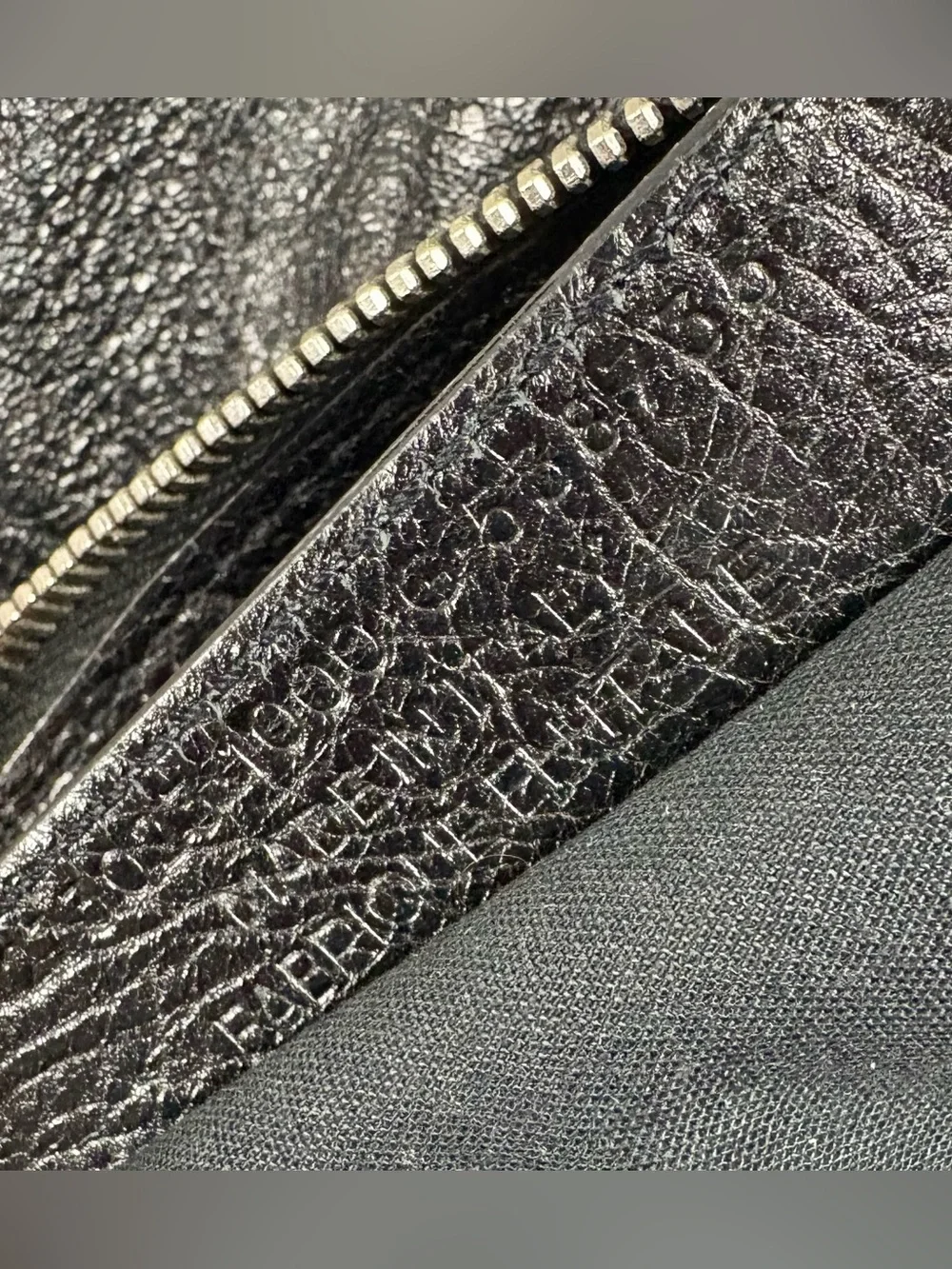 BALENCIAGA Black Classic Clip L Leather Clutch Bag, Lambskin~COA & Dust bag